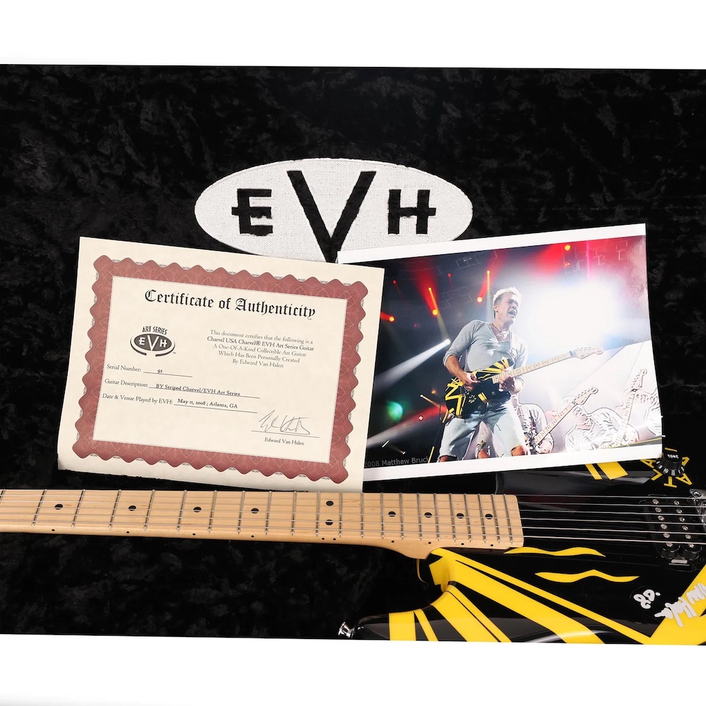 Charvel EVH Art Series Tour Guitar #091 Atlanta, GA 2008