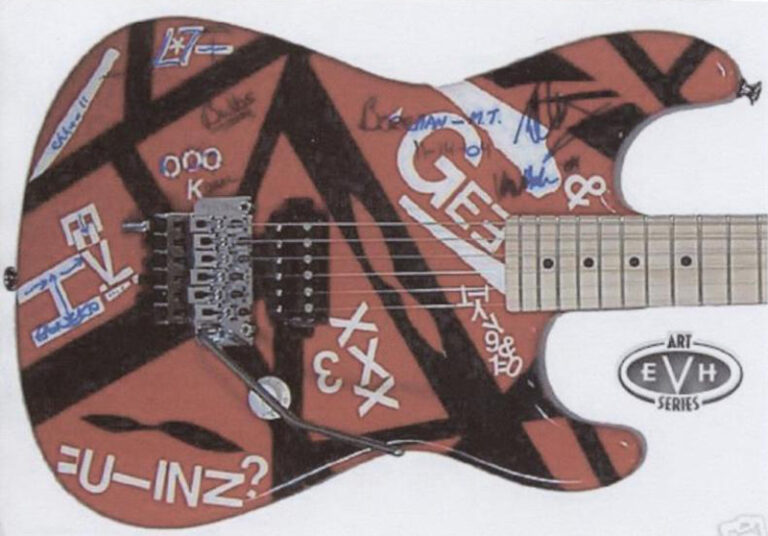 Edward Van Halen Charvel EVH Art Series Tour Guitar Catalog!!