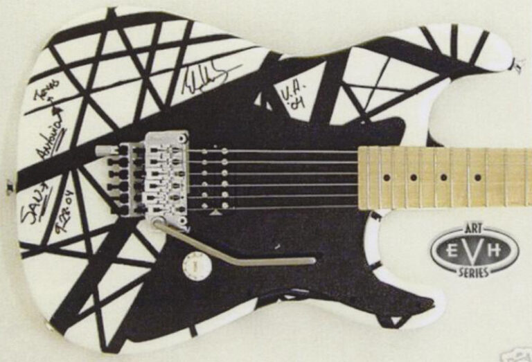 Edward Van Halen Charvel EVH Art Series Tour Guitar Catalog!!