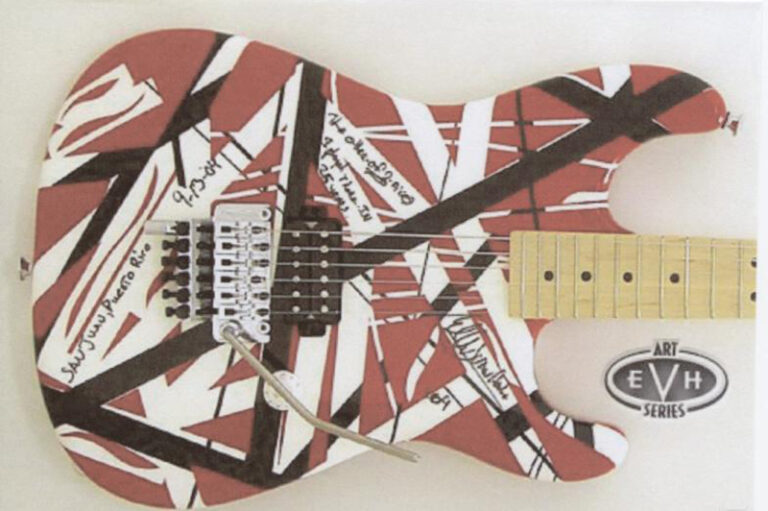Edward Van Halen Charvel EVH Art Series Tour Guitar Catalog!!