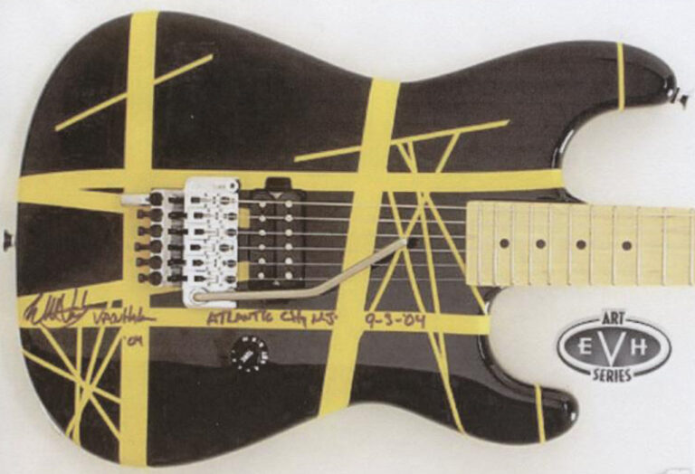 Edward Van Halen Charvel EVH Art Series Tour Guitar Catalog!!