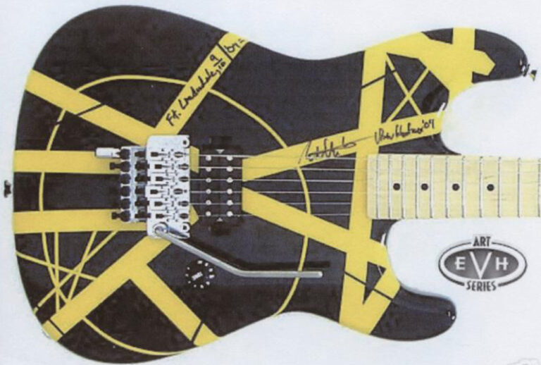 Edward Van Halen Charvel EVH Art Series Tour Guitar Catalog!!