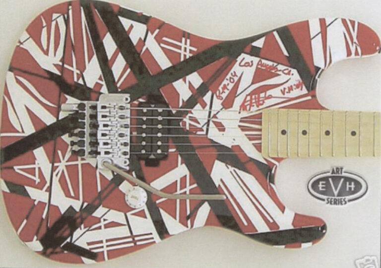 Edward Van Halen Charvel EVH Art Series Tour Guitar Catalog!!