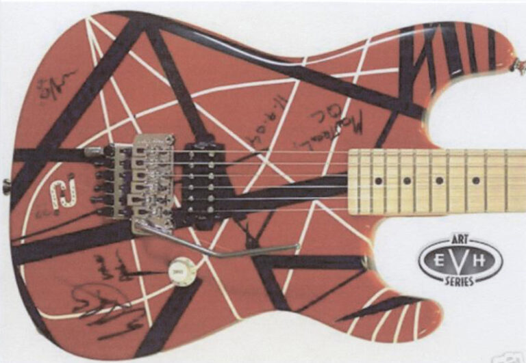 Edward Van Halen Charvel EVH Art Series Tour Guitar Catalog!!