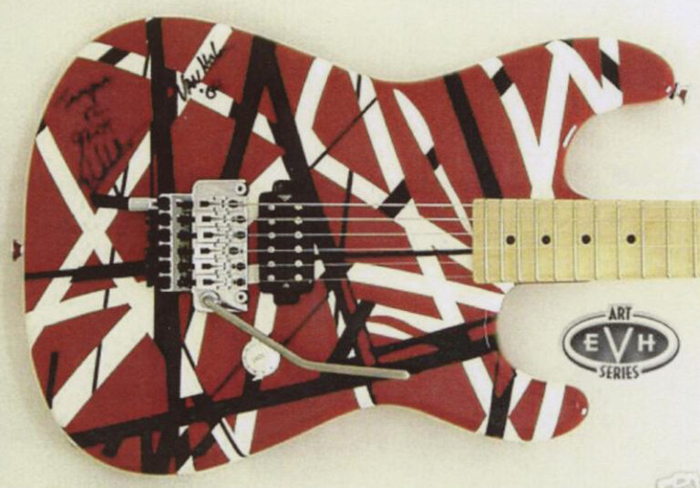 Edward Van Halen Charvel EVH Art Series Tour Guitar Catalog!!