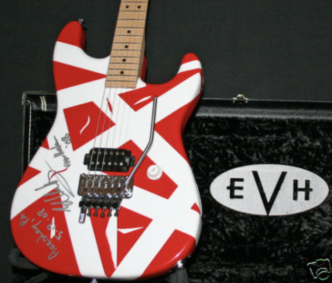 Edward Van Halen Charvel EVH Art Series Tour Guitar Catalog!!